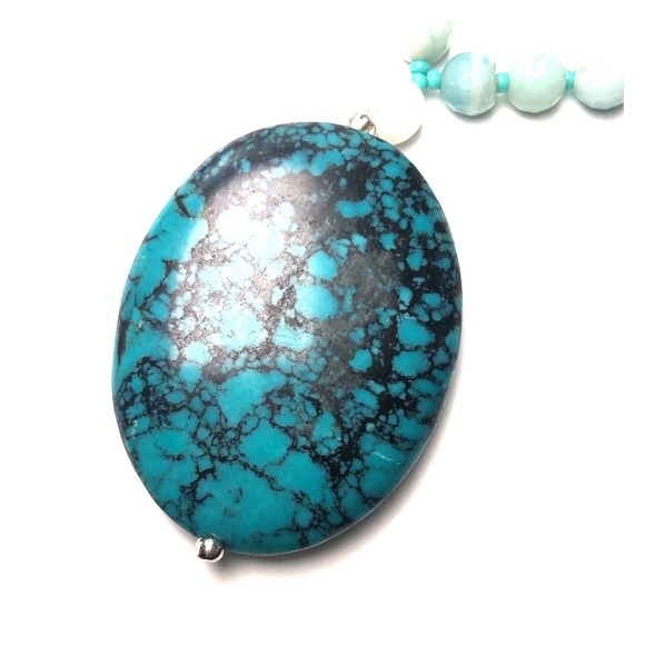 Genuine Turquoise Miracle Mala From Tiny Devotions Mala Beads Spiritual Jewelry - Picture 4 of 6